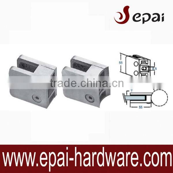 stainless steel pipe clamps for railing glass clamp for 6-17.52mm glass