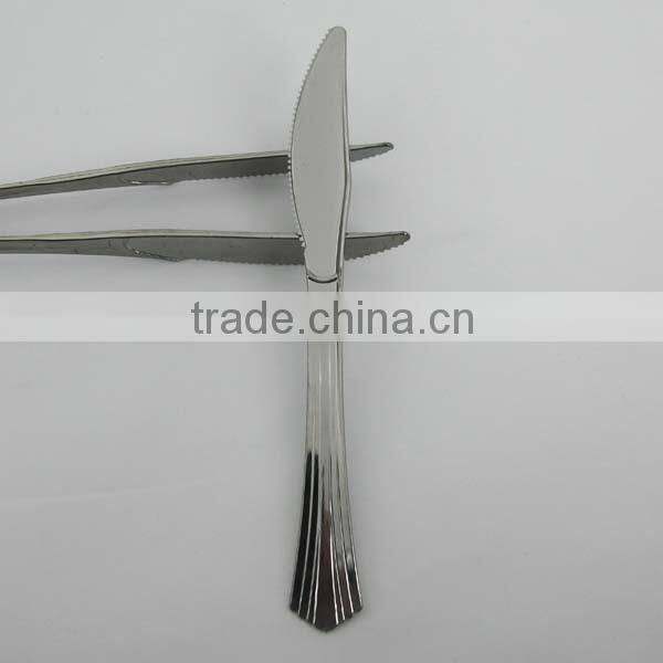 Disposable Plastic Silver Cutlery Set