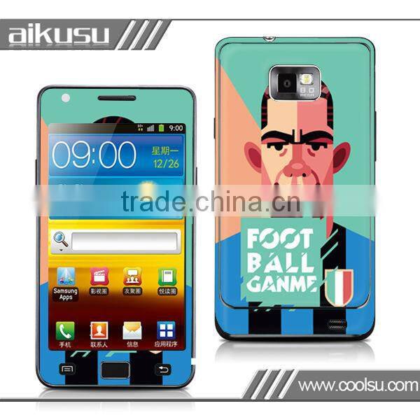Wholesale cell phone skins&stickers for samsung s2 i9100