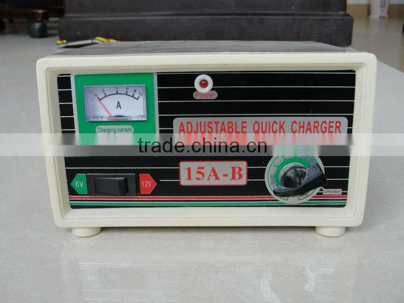 12v auto part battery charger and 15A battery charger