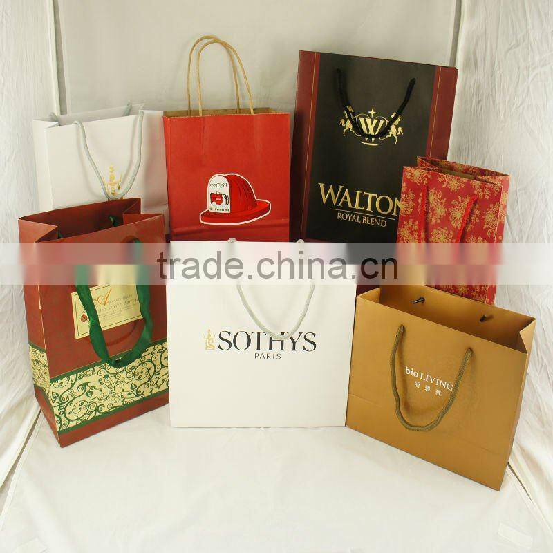 Hot stamping custom paper bag