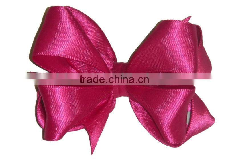 wholesale fashion double faced satin ribbon bow HD-36