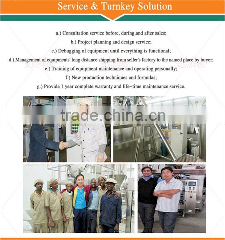 automatic stainless steel snacks pellet chips machine