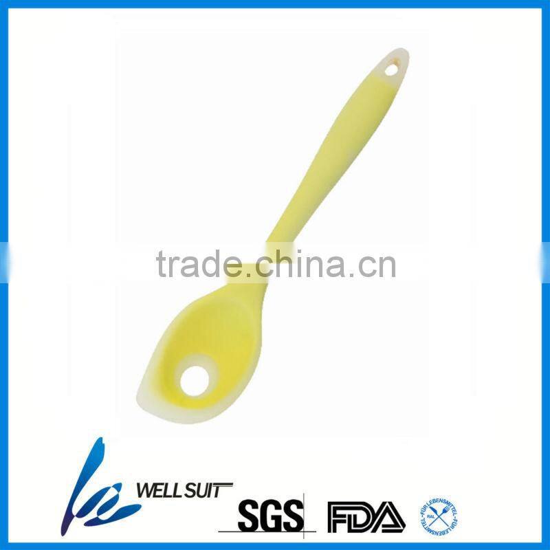 Good quality kitchenware silicone mixing spoon