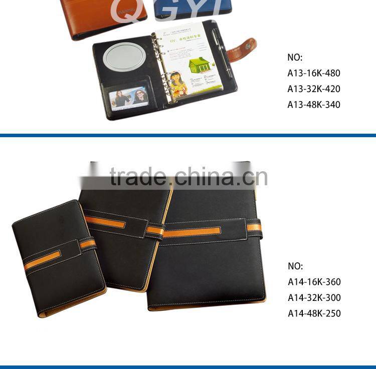 handmade leather loose-leaf notebook