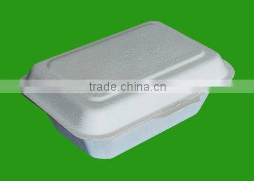 Eco FDA biodegradable paper pulp tray disposable food container
