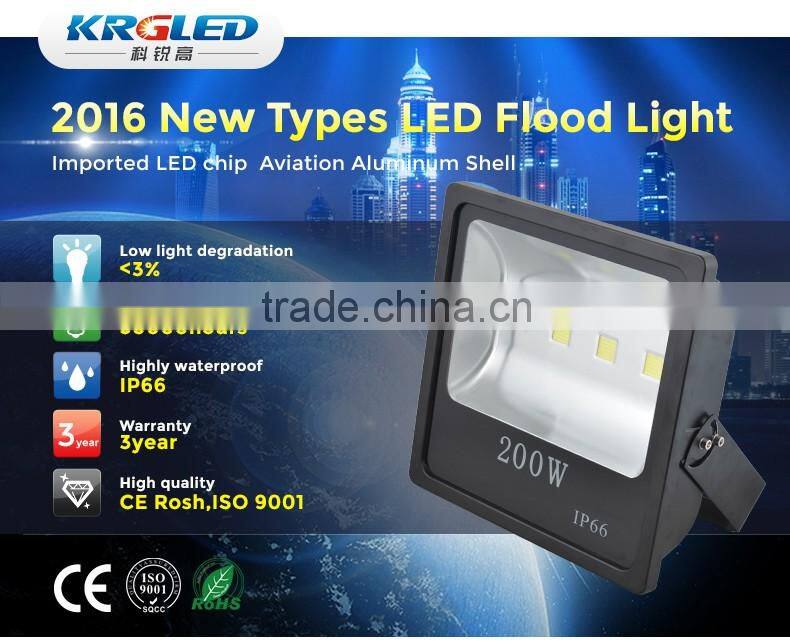 for advertising board 200W led flood light shenzhen supplier energy saving