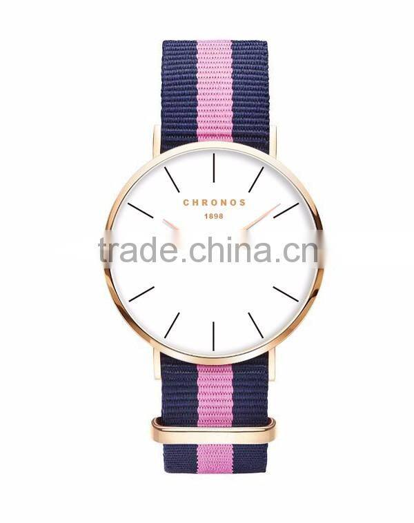 High Quality Brand Luxury New Brand Customized watches Men Women watches with your own logo for leather /Nylon Quartz Clock