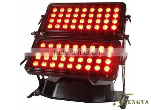 72pcs x10W rgbw led wall washer Ip65