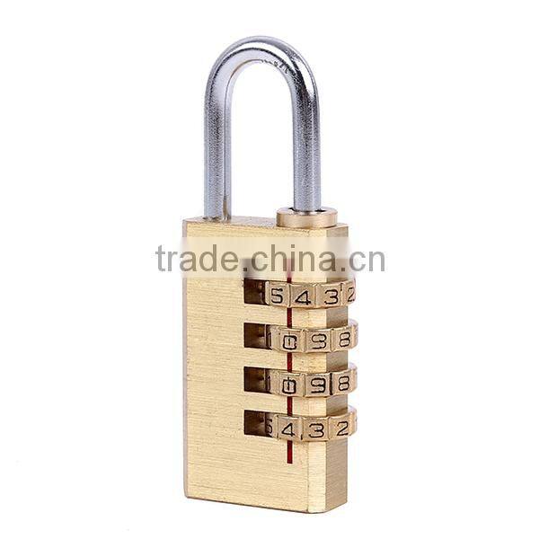 2015 Hot Sale 60MM Security Brass Padlock 4 digital combination locks