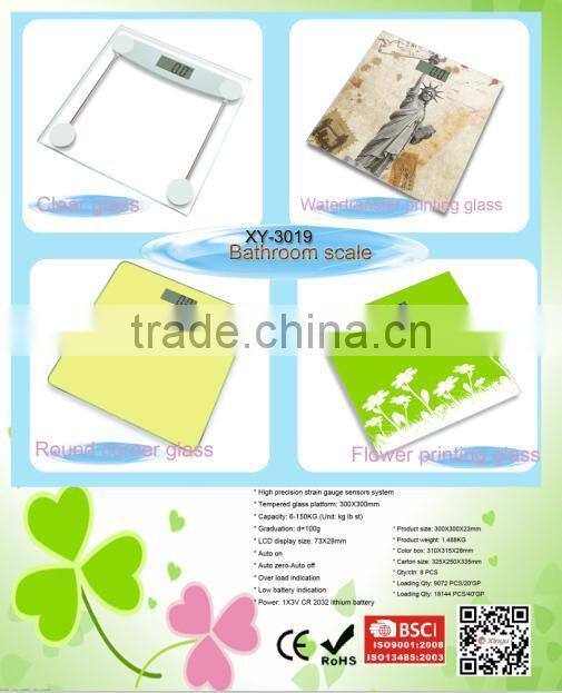 glass bathroom scale 180KG 100gram