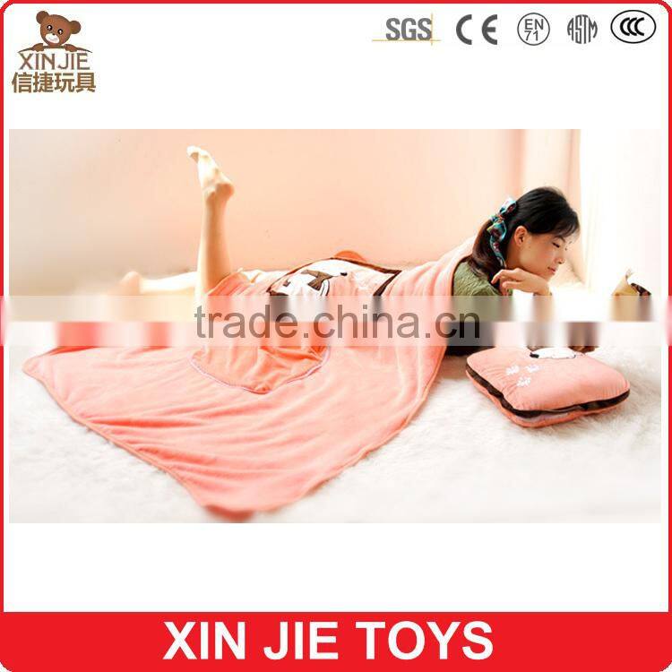 office lady noon break pillow and blanket students rest cushion and blanket