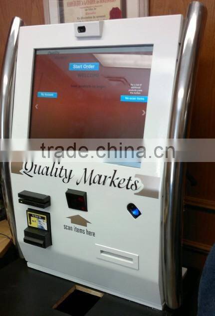 17'' Kiosk Card Reader / Bill Payment Wall Mounted Kiosk / SIM Card Distribution Kiosk