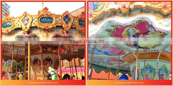 popular! luxury playground merry go round for sale with LED lights