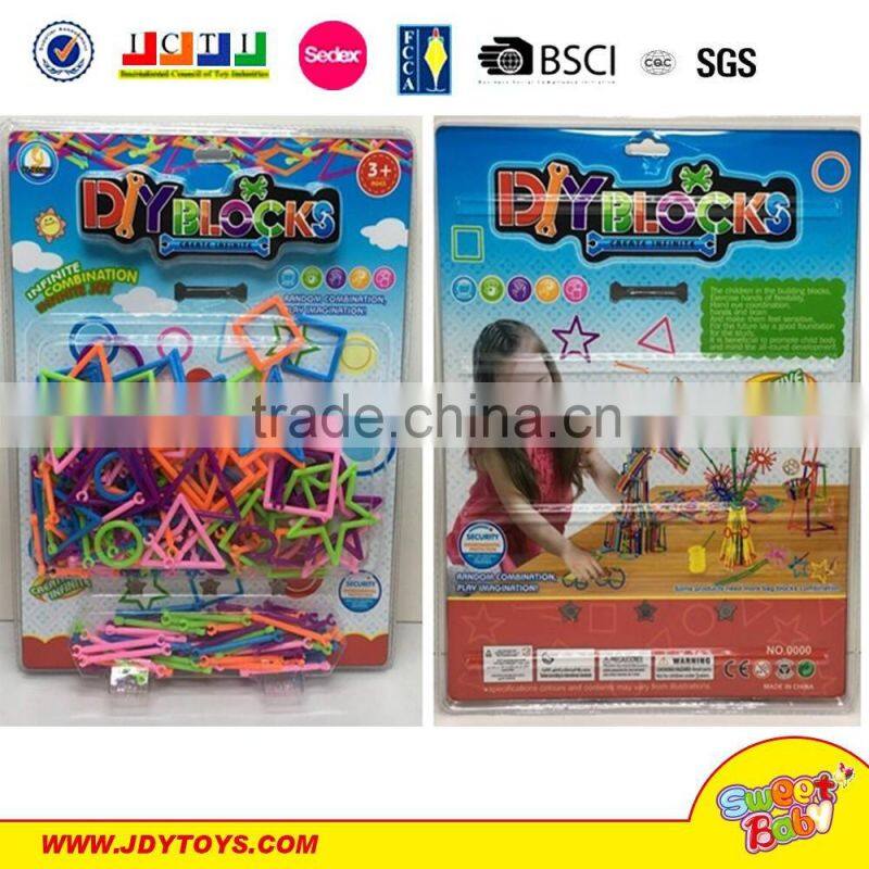 High quality kid toy new coming educational DIY plastic creative smart stick toy