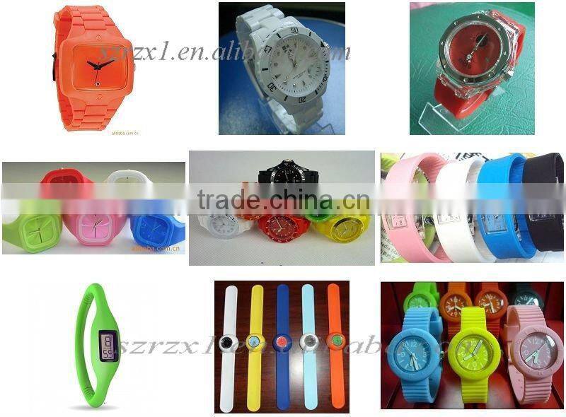cheap silicone rubber watch