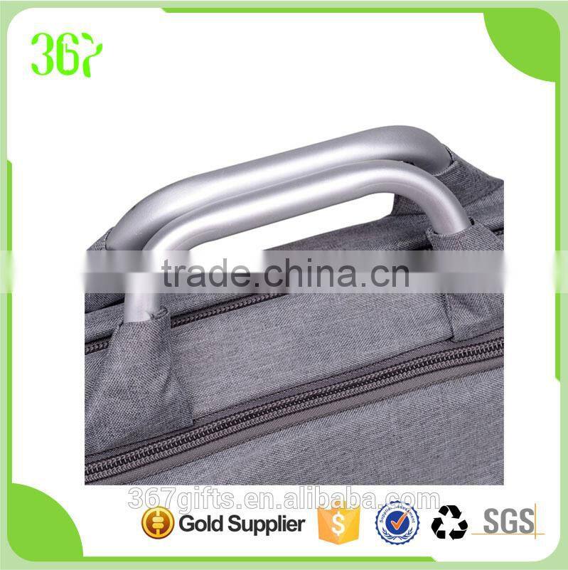 Custom Linen Business Men Portable Messenger Linen Computer Bag/Laptop Bag