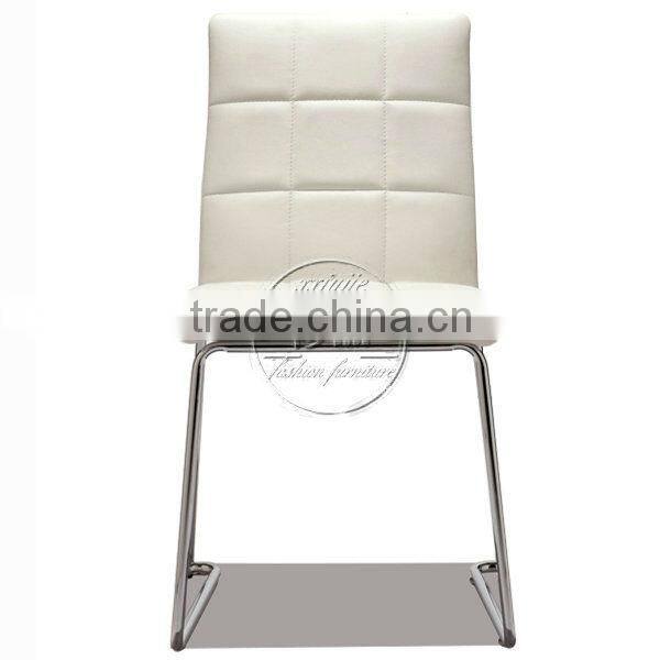 Z629 White PU Leather Dining Chairs China Leather Dining Suites