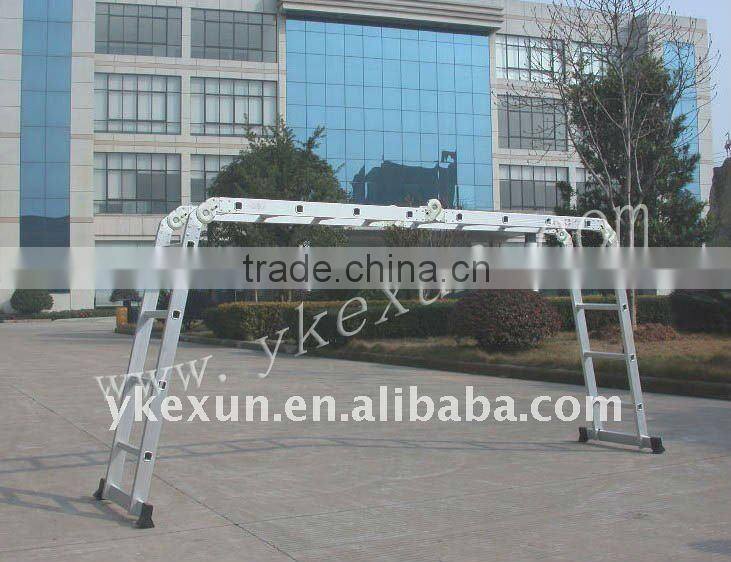 Aluminium folding combination ladder with EN131 standard