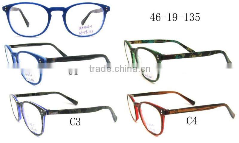 Nice high quality unisex thin acetate custom fashion eye glasses