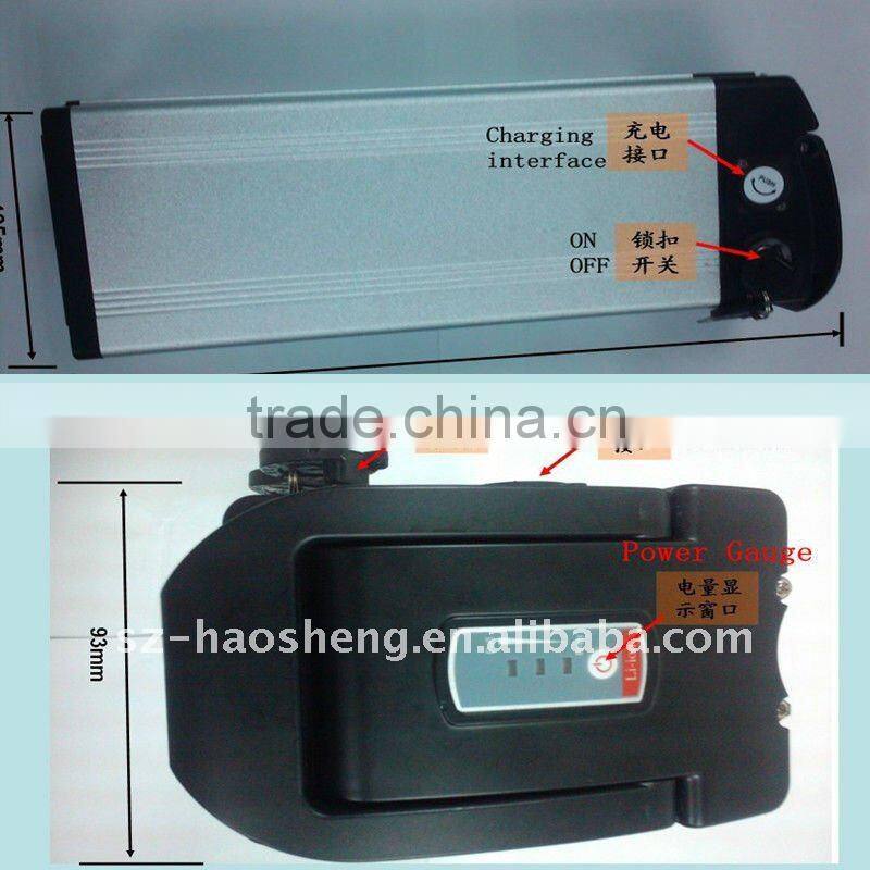 Hot sales in the world that Powerful 36V 10AH rechargeable bicycle Battery