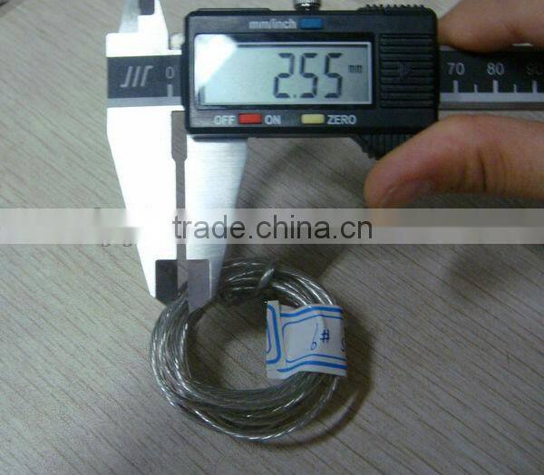 OEM pvc coated stainless steel wire for braiding