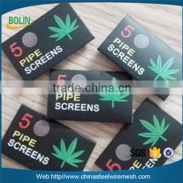 brass water pipes glass smoking screen (free sample)