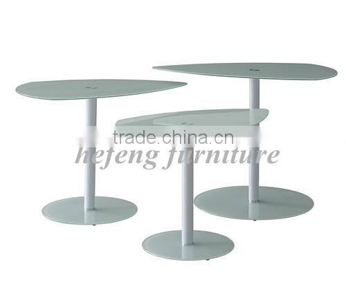 New top sale glass nesting table