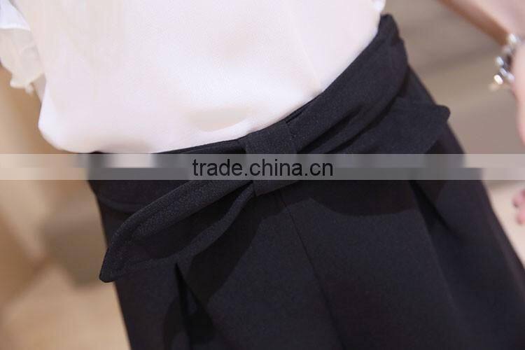 Lady and Woman Vogue Casual Bowknot Short Pants and trousers