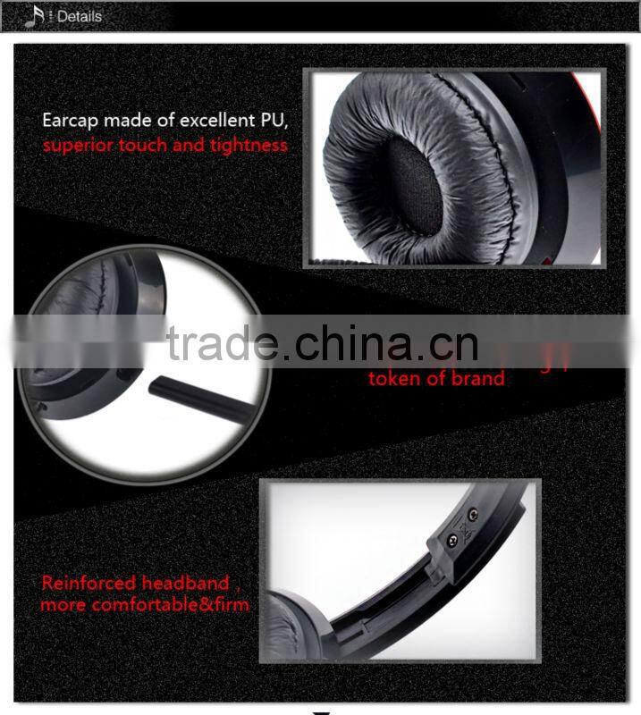 ULDUM TPE wired Headset with 3.5mm double jack DJ headphones