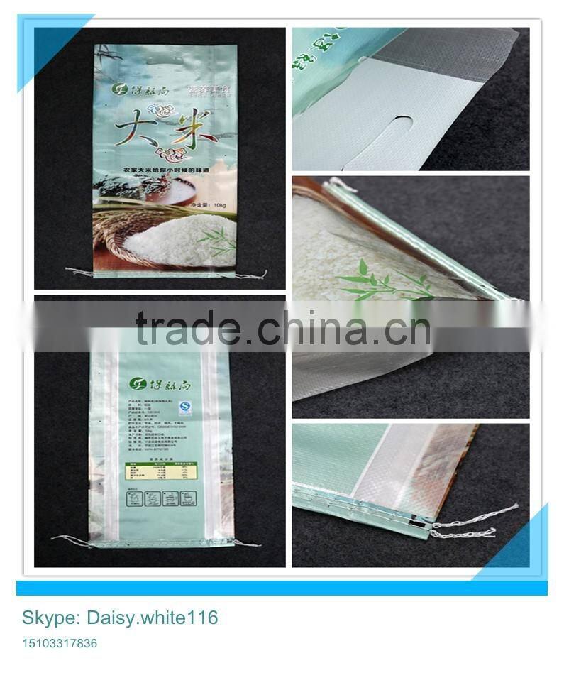 printed pp woven bags for rice packaging bags 50kg/25kg/20kg/10kg/5kg