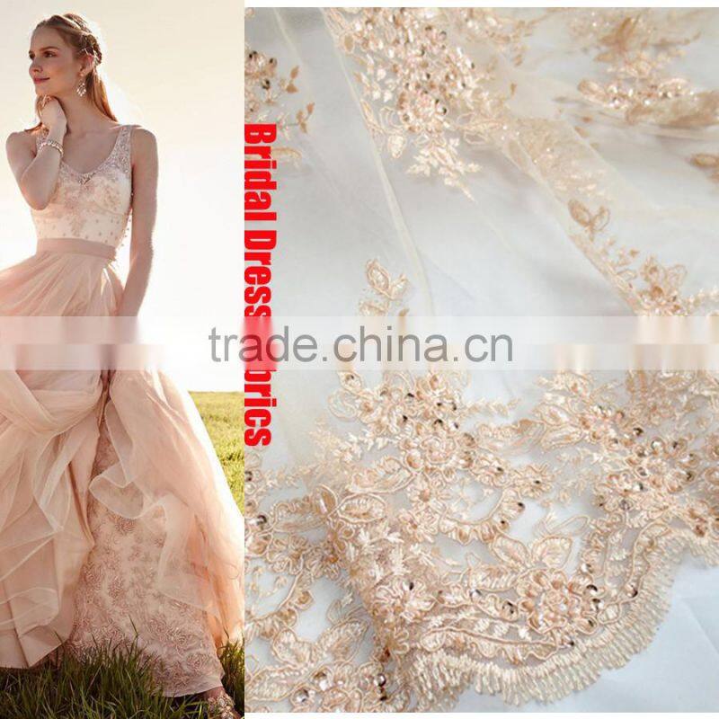 purple french bridal lace high quality african french lace fabric for evening dress