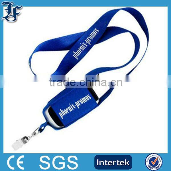 mobile phone lanyards polyester printing