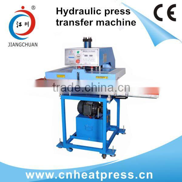 hydraulic leather machine / flatbed shirt heat press machine