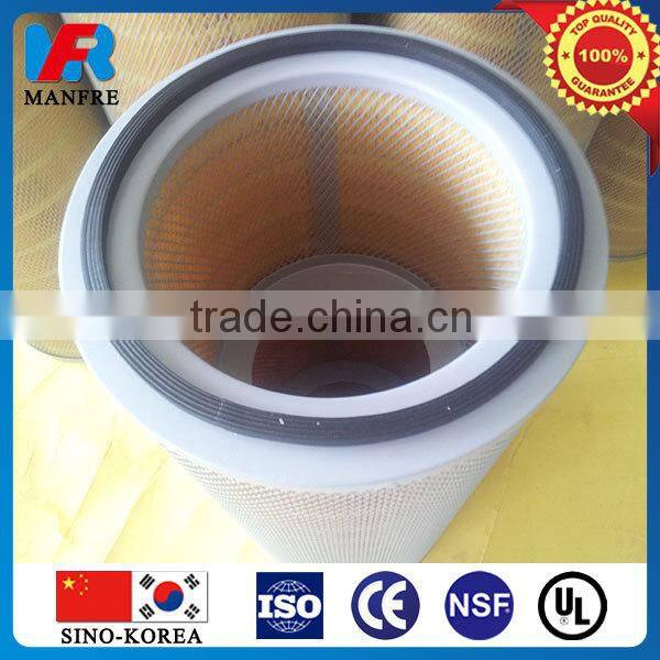dust filter element with gasket for inlet dust filter