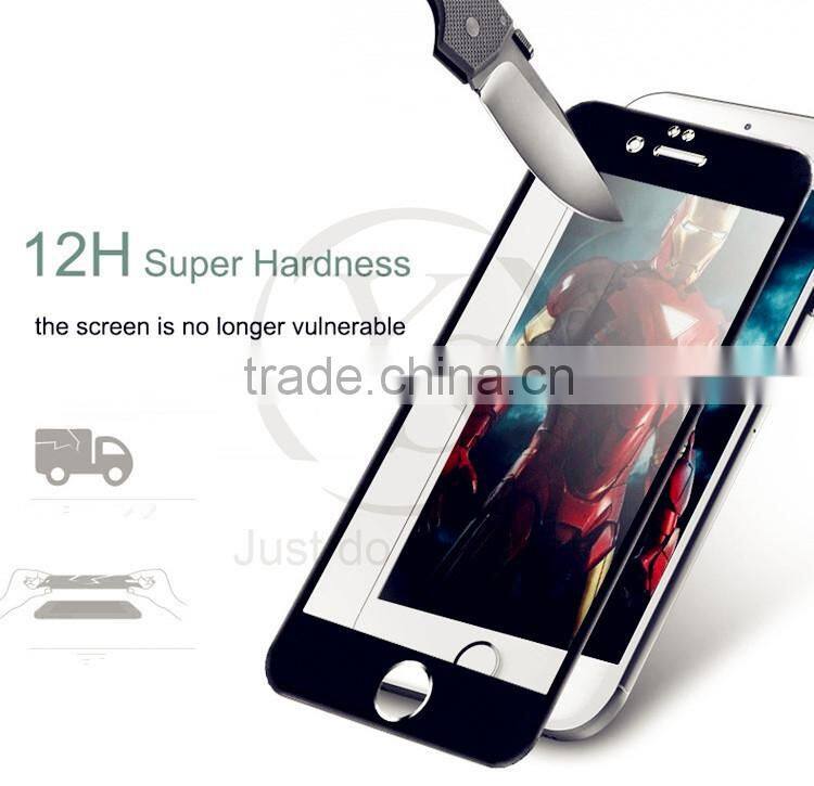 Curved tempered glass screen guard with good quality and best price for mobilephone