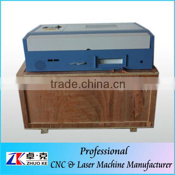 High quality small laser engraving cutting machine 400*400mm ZK-4040