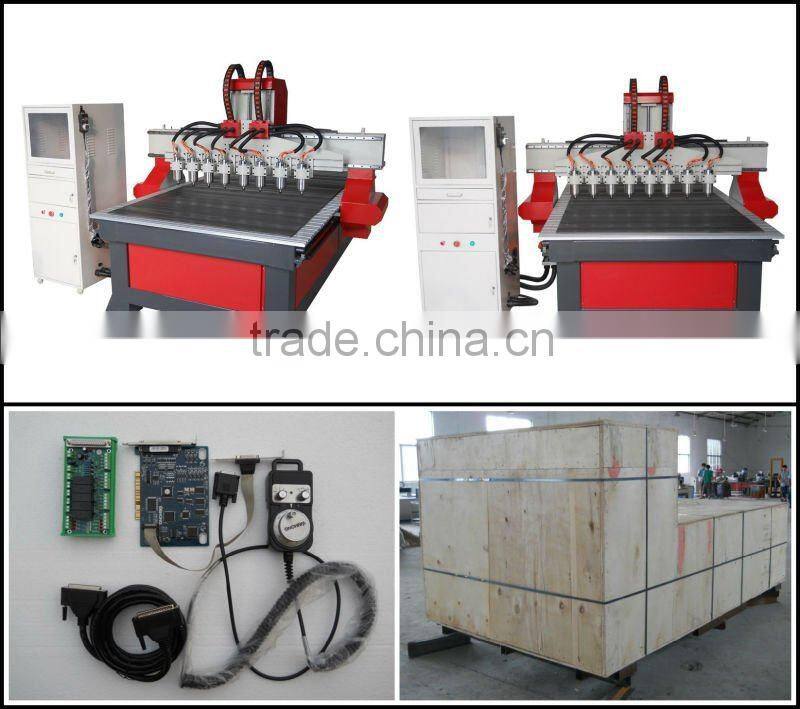 8 Heads CNC Router Machine ZK-1325-8