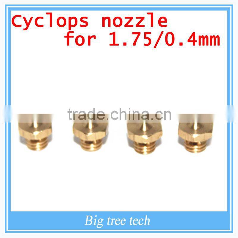 3D Printer Cyclops Multi-Extrusion Hotend 1.75mm Filament 2in-1 Out Cyclops extruder 0.4mm Nozzle