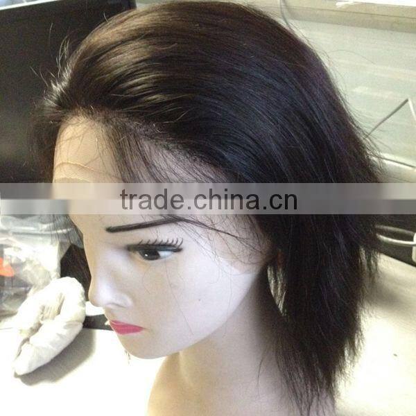 wholesale cheap human hair full lace wig human hair short bob lace front wig