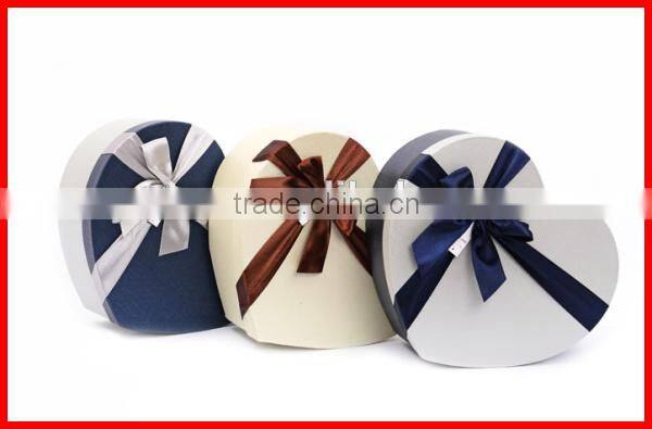 Hot Sale Bow Tie Cardboard Paper Heart Shaped Chocolate Gift Box Manufacturer China