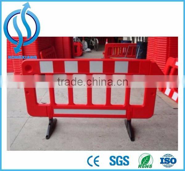 Temporary Portable Plastic Barrier/ Pedestrian Fence Barrier / plastic safety fence for Road Safety