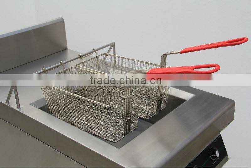 Stainless Steel hotel commercial stainless steel easy clean deep fryer,commercia electric deep fryer commercial 380v