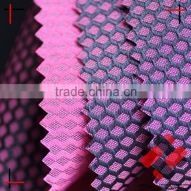two tone honeycomb polyester oxford for bags