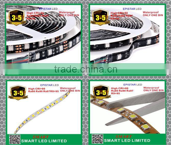Led strip light DC12/24v high bright 5050 led strip 60leds/m flexible addressable rgb led strip