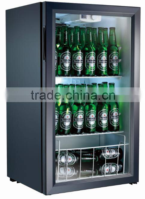 best quality countertop glass door refrigerator energy drink cooler