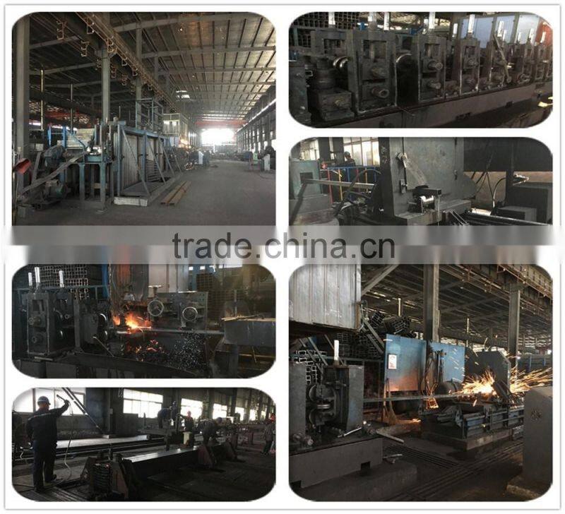 SS400 ERW welded carbon black square tubes