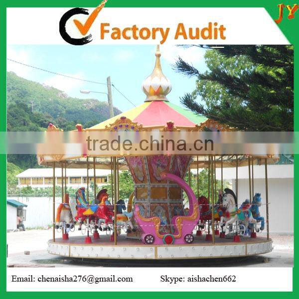 Competitive price new design attractive amusement park rides merry go round carousel for sale