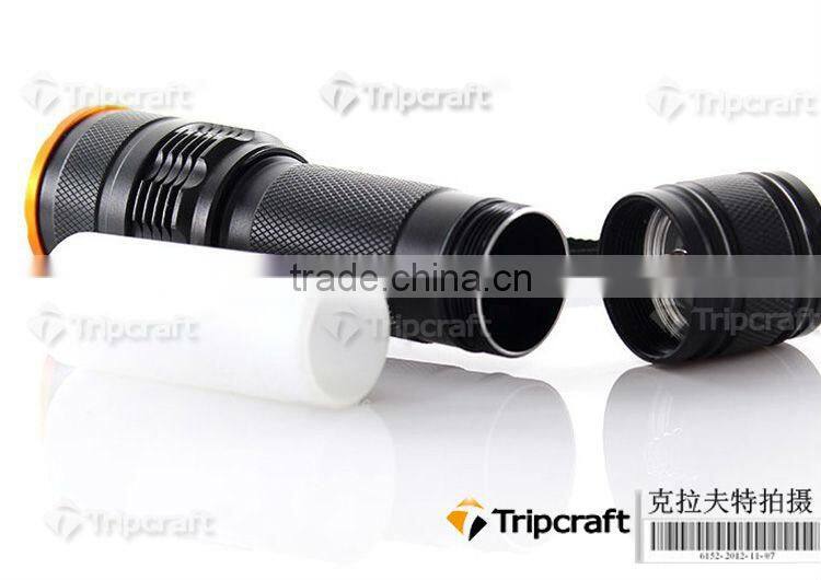 XM-L T6 1800 Lumens 7 mode Zoomable Led flashlight torch