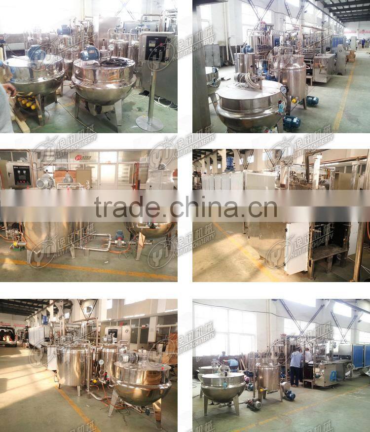 YX150 Factory price snack food professional CE peanut bar candy, jelly candy and hard candy making machine